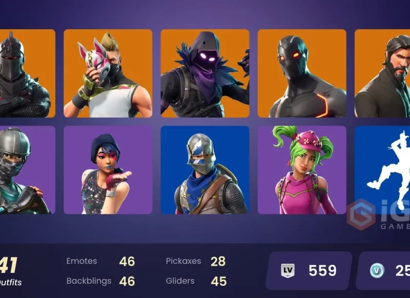 Fortnite | FA - [PSN/XBOX/SWITCH/PC] 42 skins | OG STW | Black Knight | Sparkle Specialist | The Reaper | Blue Squire | Royale Knight | Elite Agent | Blitz