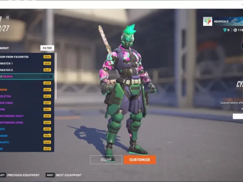 Overwatch 2 | GENJI / CYBER DEMON / 4 Gold Weapons / Full Mail Access / see the picture / Please Read Description / WardenS