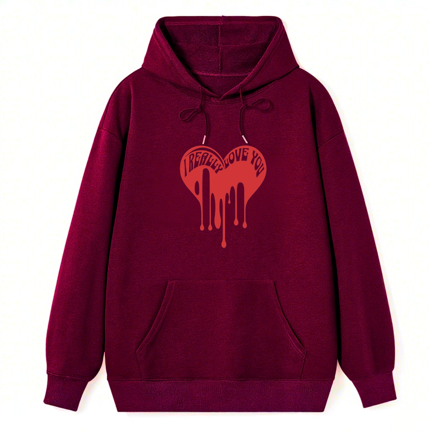 Dripping Heart Love Classic Hoodie - Image 4