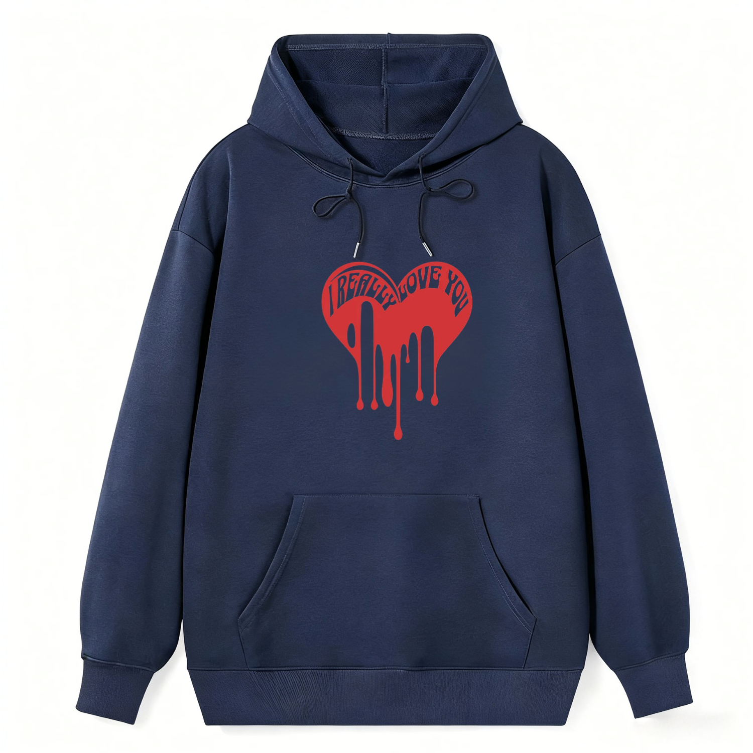 Dripping Heart Love Classic Hoodie - Image 3