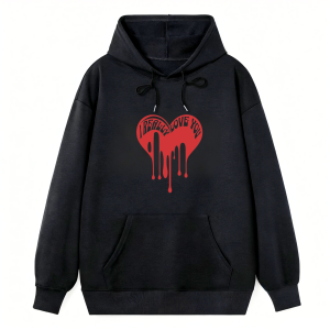 Dripping Heart Love Classic Hoodie