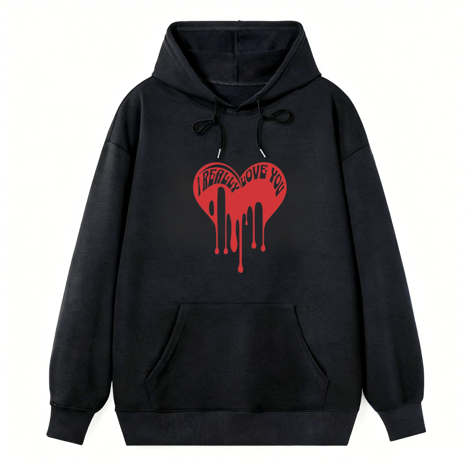 Dripping Heart Love Classic Hoodie