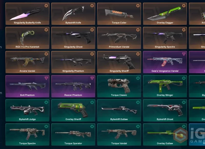 Valorant | EU 【53 SKINS ➤ 38375 VP ➤ Singularity Butterfly Knife ➤ RGX 11z Pro Karambit ➤ Arcane Gauntlets ➤ Primordium Vandal