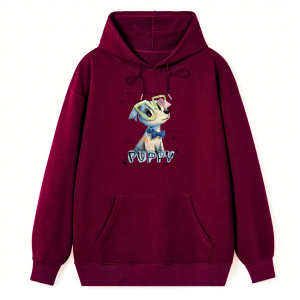 Puppy Glasses Classic Hoodie