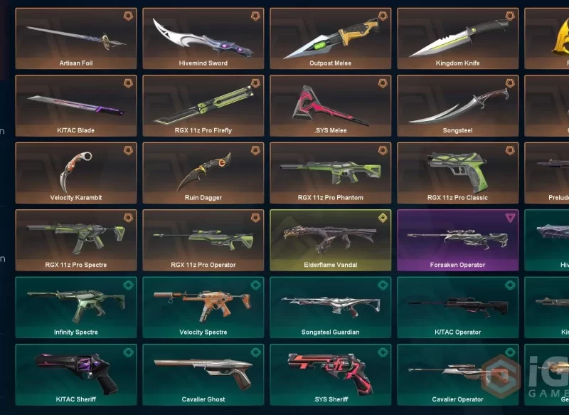 Valorant | EU / 176 LUX SKINS (Prelude to Chaos Vandal+Elderflame Vandal) + 12 KNIVES (Prism III Axe+RGX Firefly+Ruin Dagger) / MAIL (FULL ACCESS)