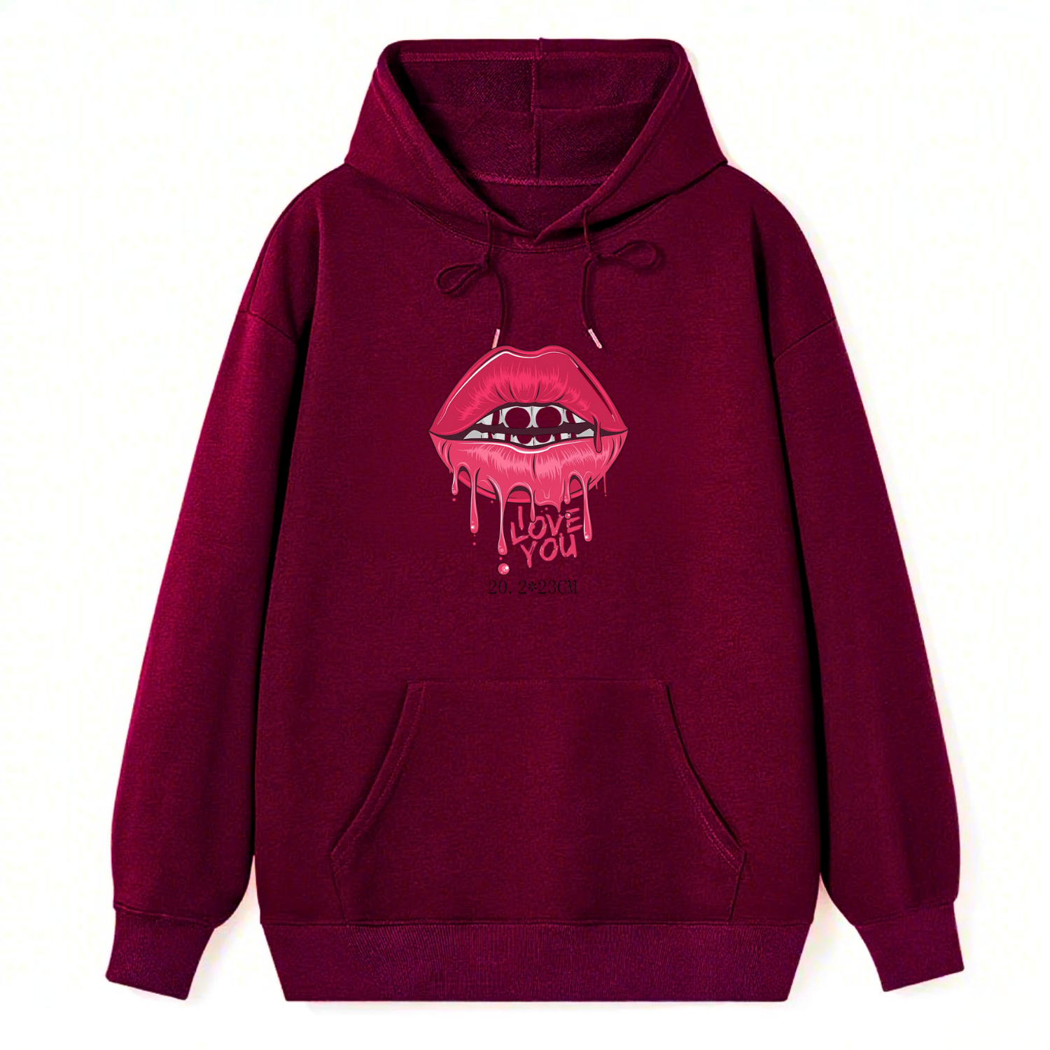 Dripping Lips Punk Classic Hoodie - Image 4