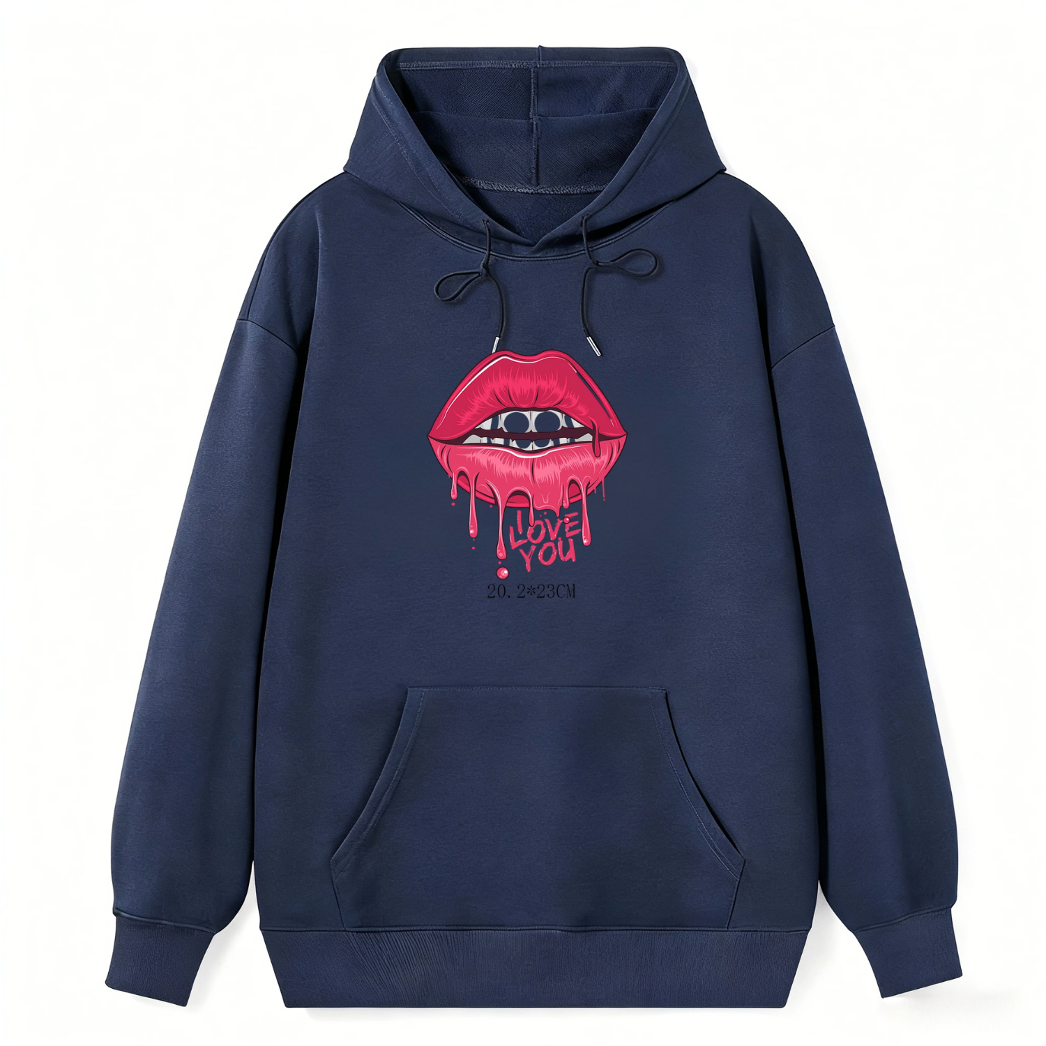 Dripping Lips Punk Classic Hoodie - Image 3