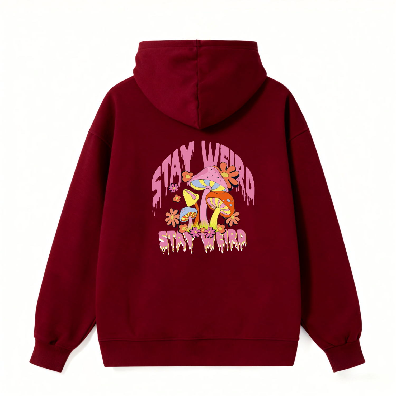 Stay Weird Mushroom Classic Hoodie - Image 4