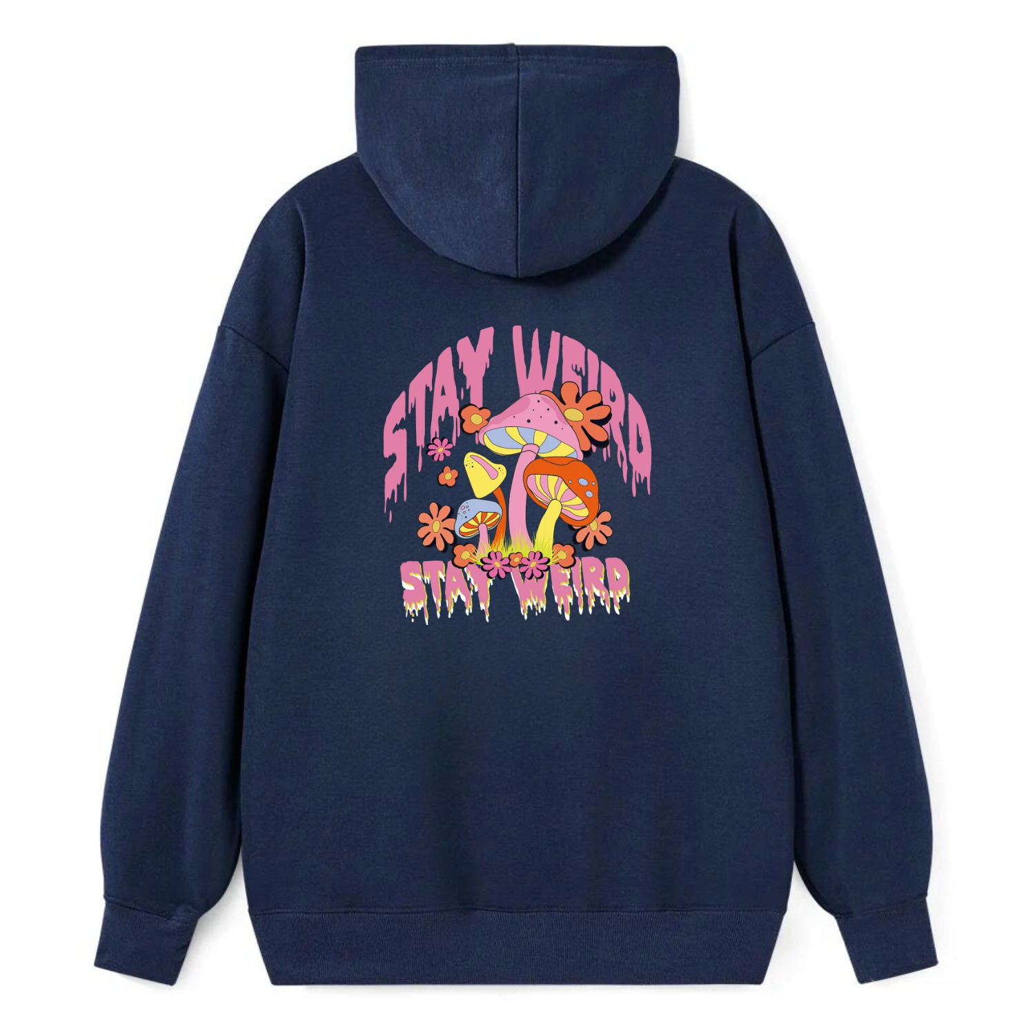 Stay Weird Mushroom Classic Hoodie - Image 3