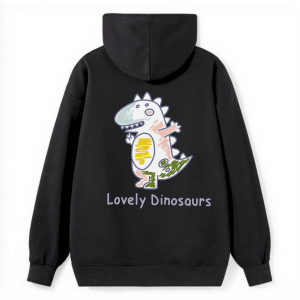 Lovely Dinosaur Cartoon Classic Hoodie