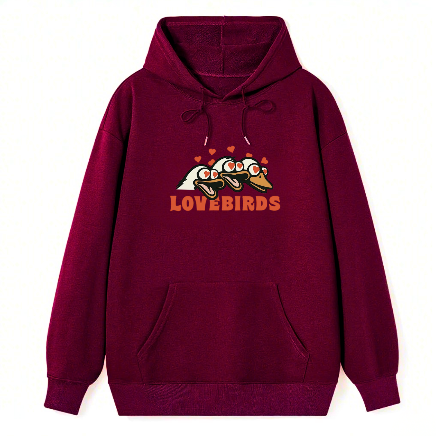 Lovebirds Cartoon Classic Hoodie