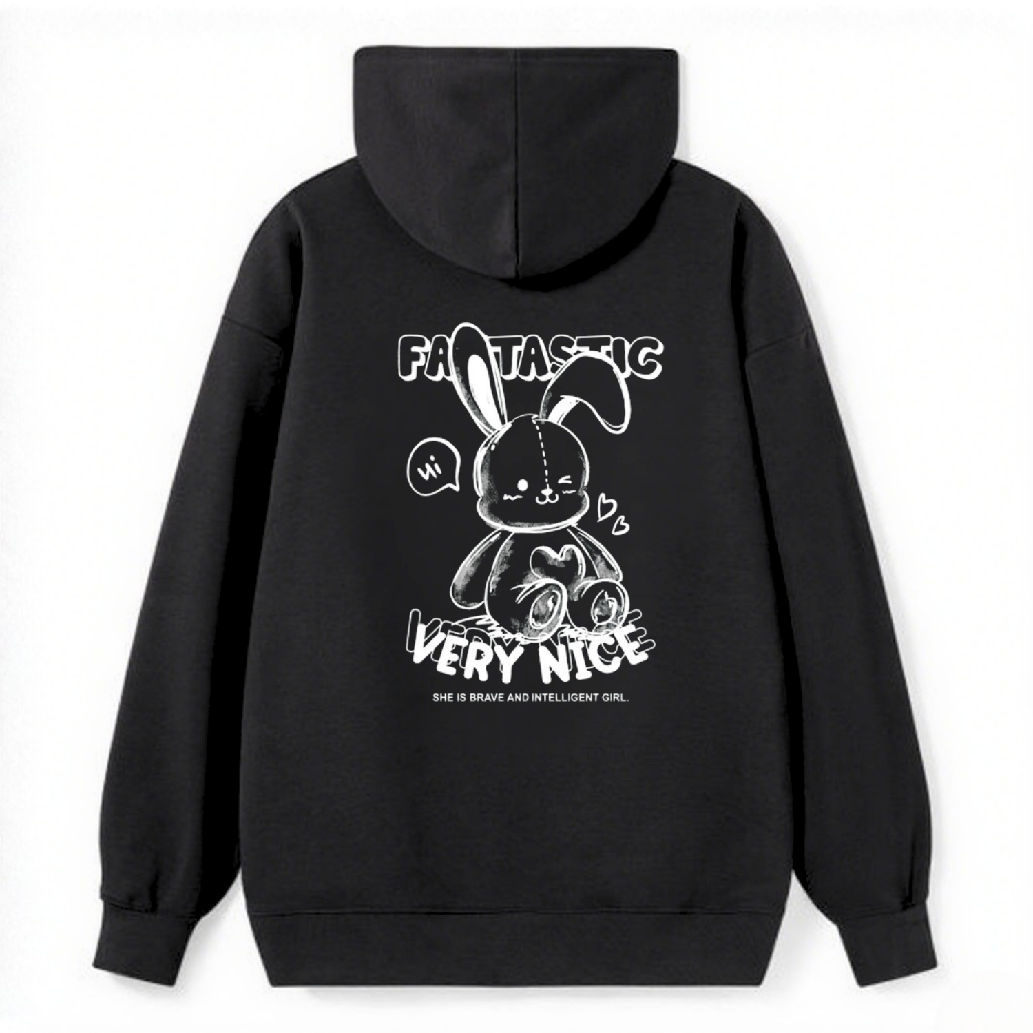Bunny Graphic Fantastic Classic Hoodie