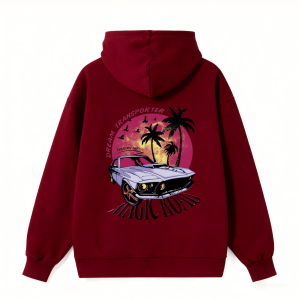 Retro Car Dream Transporter Classic Hoodie