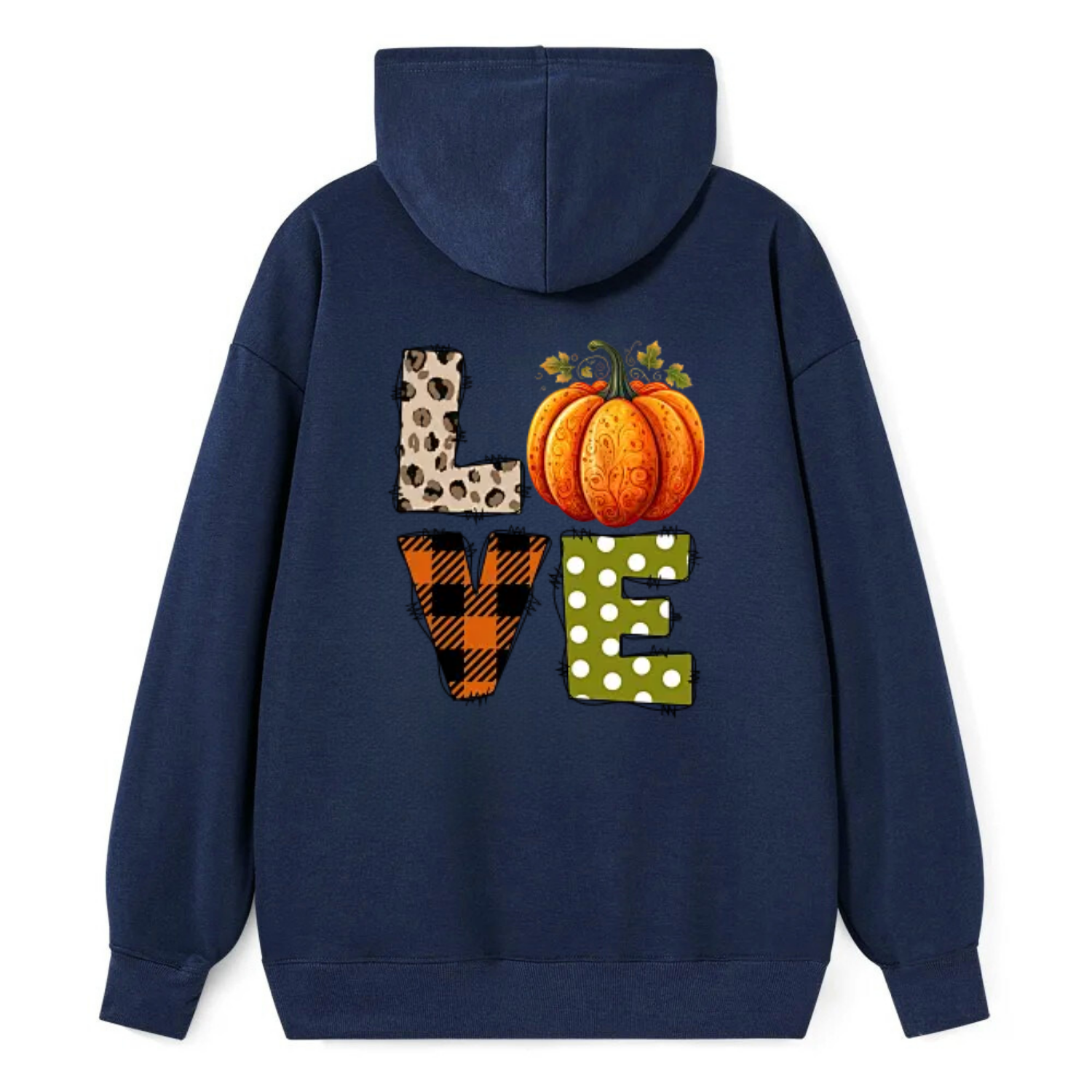 Pumpkin Love Thanksgiving Classic Hoodie - Image 3
